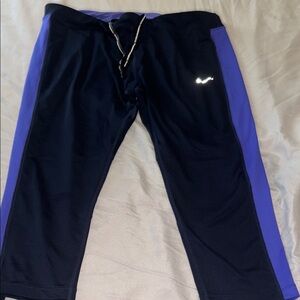 Nike pro dri fit Black and Purple Athletic Pants